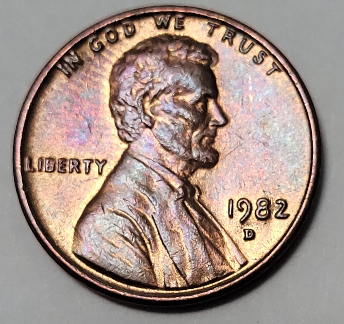1982 D Lincoln Penny Large Date 3.1 grams copper penny | eBay