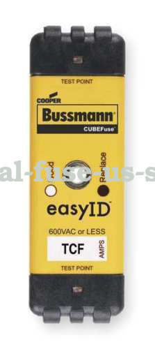10 piezas Bussmann TCF100, 100 amperios (100A) 600 V clase de soplado lento CF cubo hoja fusible - Imagen 1 de 1
