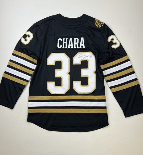 Zdeno Chara Autographed Signed Boston Bruins Jersey Sz L NHL Centennial 100 NWOT - Picture 3 of 8