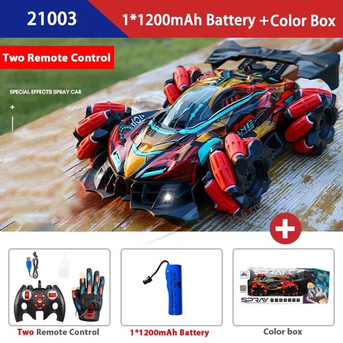 Drift RC Car with Led Lights Music 2.4G Glove Gesture Radio Remote Control Toys - Picture 27 of 31