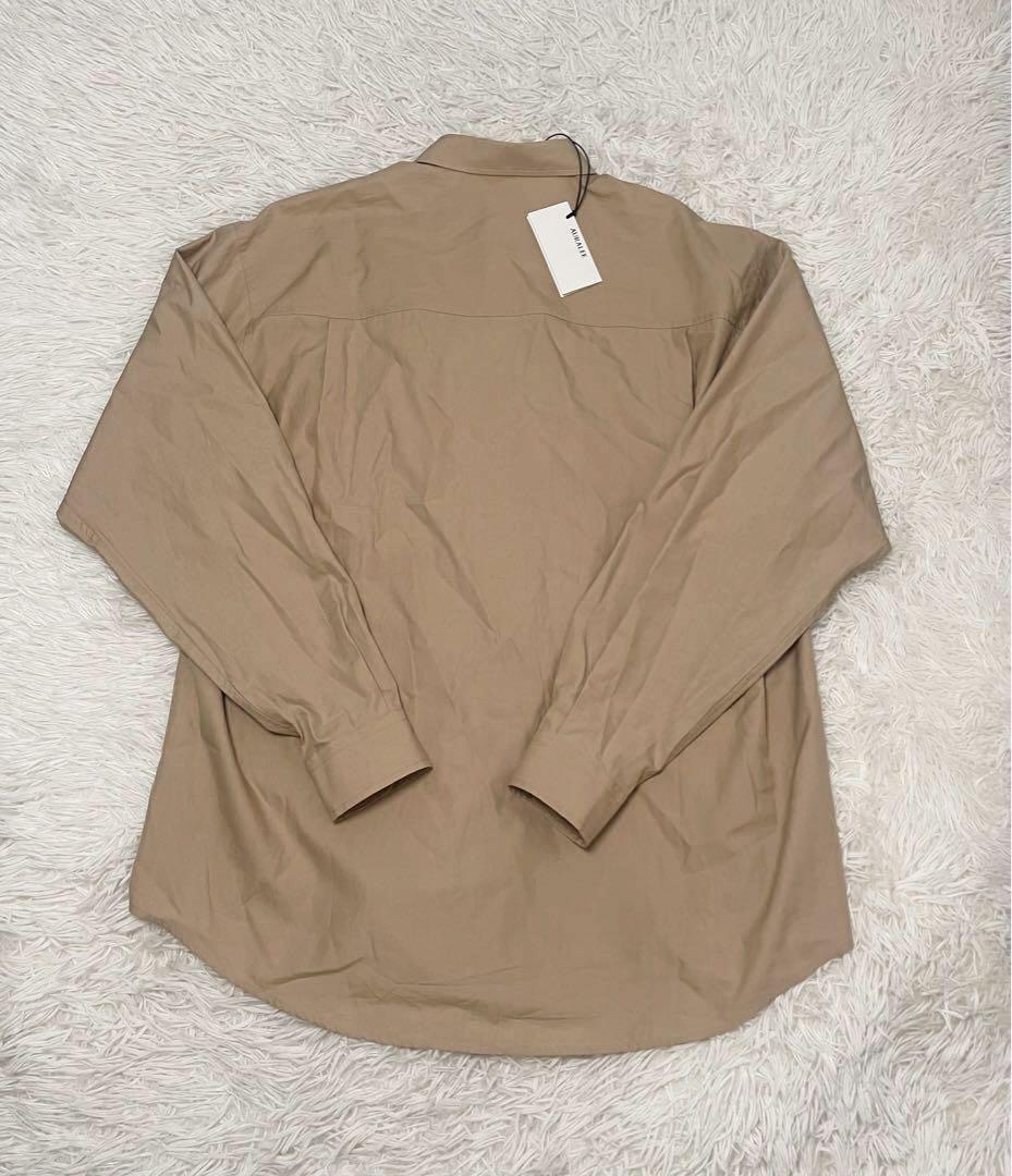 AURALEE Washed Finx Twill Big Shirt Light Brown Size 4 Rare AURALEE Washed Finx Twill Big Shirt Light Brown Size 4 Rare