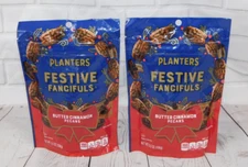 2-pack ― PLANTERS Butter Cinnamon Pecans 5.5oz (x2) Festive Fancifuls Dated 6/25
