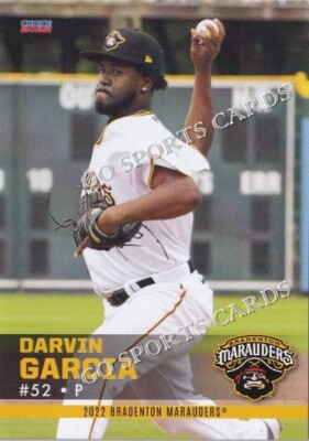 2022 Bradenton Marauders Darvin Garcia RC Rookie Pittsburgh Pirates DR
