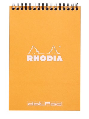 Rhodia 16503C Notizblock Note Pad mit Doppelspirale DIN A5 Dot Grid 80 g 14.8...