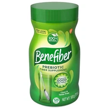 Benefiber Daily Prebiotic Dietary Fiber Powder Digestive Health 125 serv 17.6OZ+