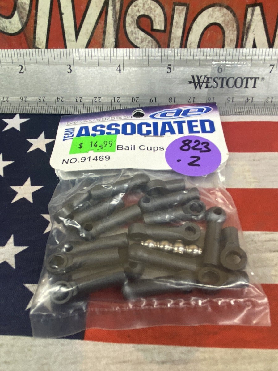 Team Associated 91469 Ball Cups Suspension & Steering Link Set NEW