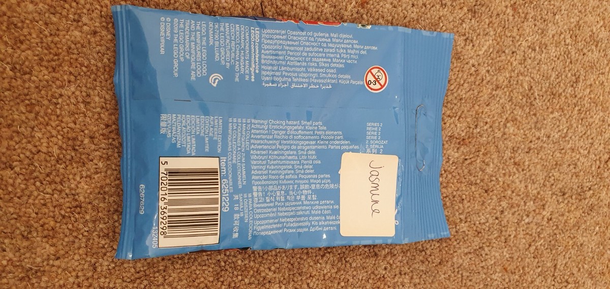 Lego Minifigure Disney Princess Jasmine Aladdin Brand New, Never