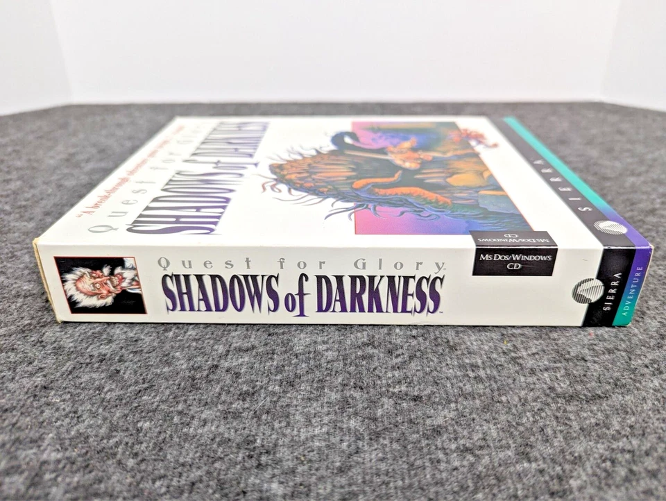 Quest for Glory: Shadow of Darkness - Sierra - 1994 Windows CD - Big Box CIB - Image 3 of 4