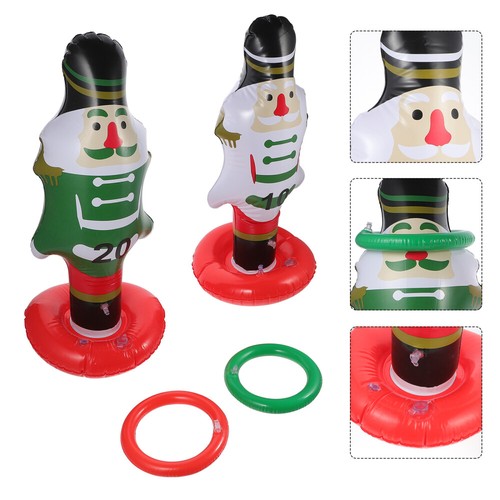 Aufblasbare Schneemann Spielzeug Aufblasbare Werfen Spiel Urlaub Werfen Spiele - Bild 10 von 12