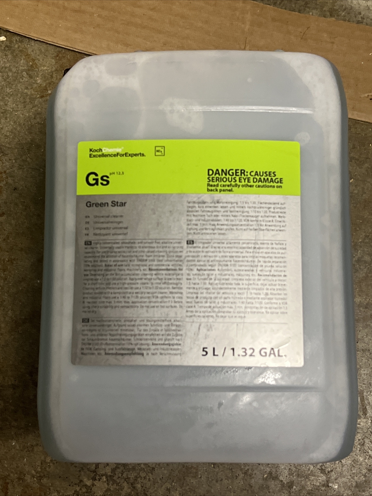 Koch Chemie Green Star All Purpose Cleaner 5 Liter Auto Detailing APC