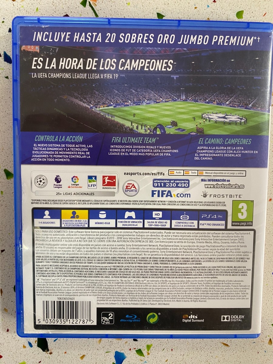 FIFA 19 CHAMPION EDITION PS4 FIFA19 | eBay