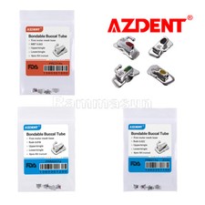 dental ortodoncia Tubos bucales adheribles 1er molar Roth MBT 022/018 AZDENT