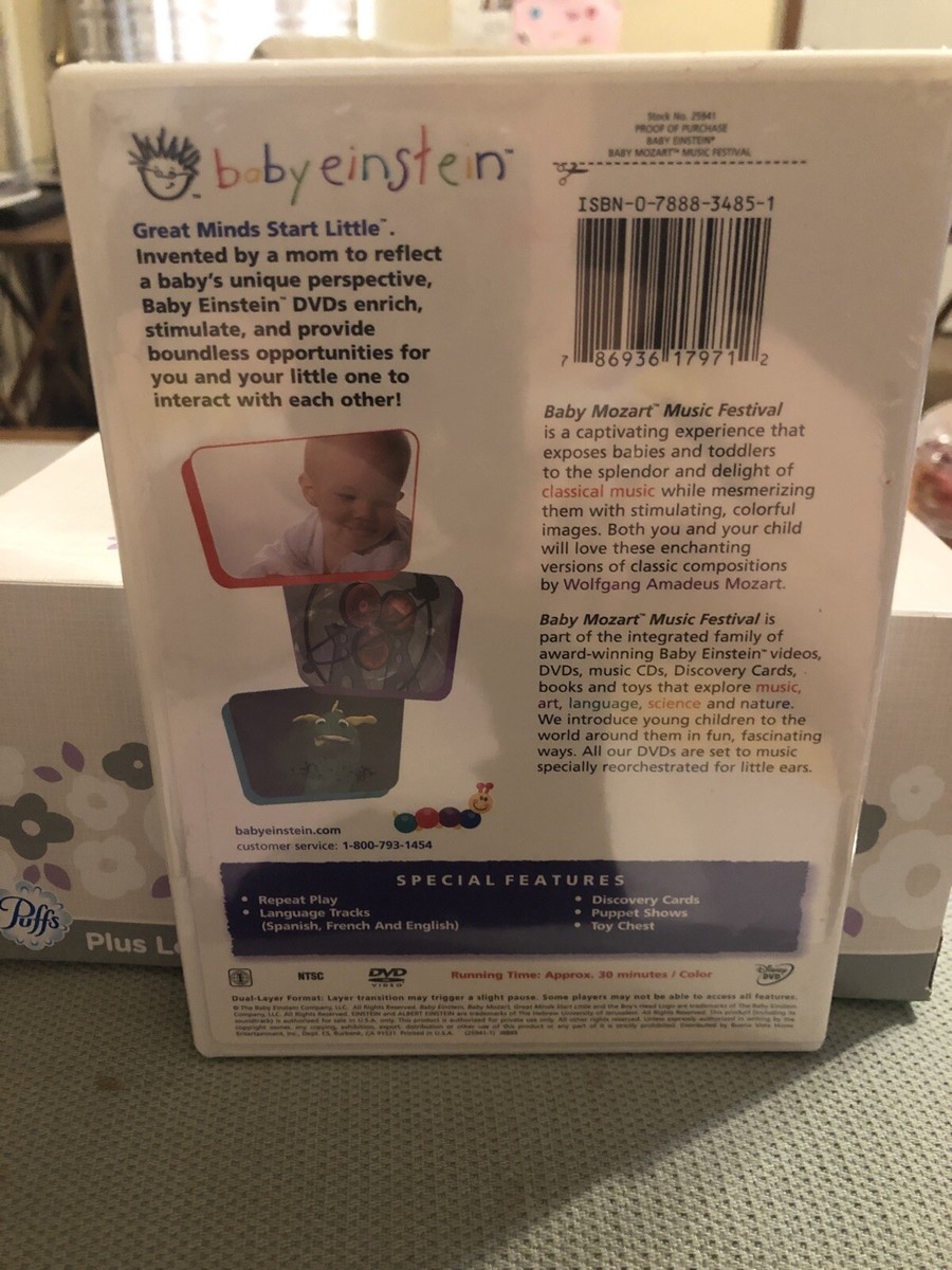 Baby Einstein: Baby Mozart - Music Festival (DVD, 1998) LN