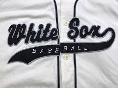 Vintage Chicago White Sox Baseball Jersey Adult XL White