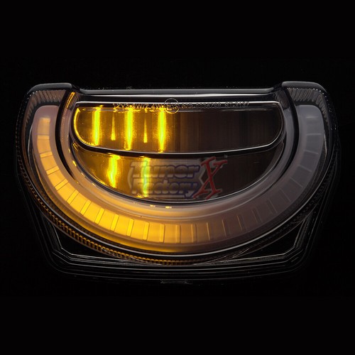 FIT CBR1000R 2018-2024 + SINGANALS POWERGRID LED TailLight SMOKE UK e-mark on - Picture 3 of 9