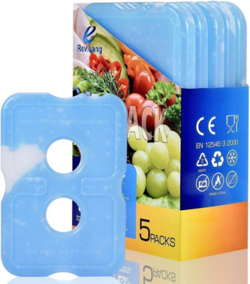 Cold Ice Pack Brick Reusable Long Lasting Cool Slim Thin Freezer Pack Cooler 