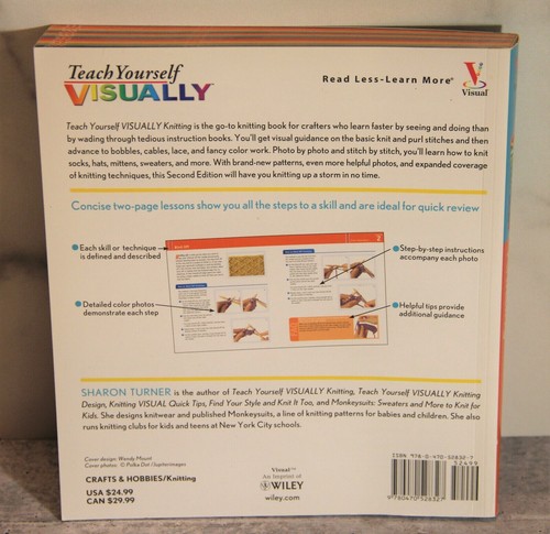Teach Yourself Visually Knitting (Teach Yourself VISUALLY C... by Turner, Sharon - Imagen 2 de 2