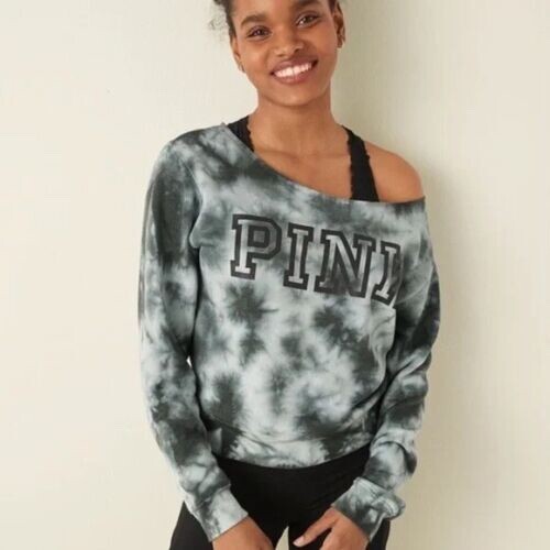 PINK VICTORIA'S SECRET EVERYDAY LOUNGE OFF THE SHOULDER SWEATSHIRT Gr. M - Bild 2 von 6
