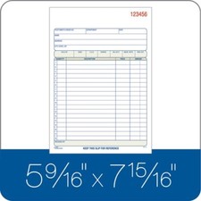 ABFTC5805 Sales/Order Book, 3-Part / 50 Pages / 50 ST/BK 25 books/box