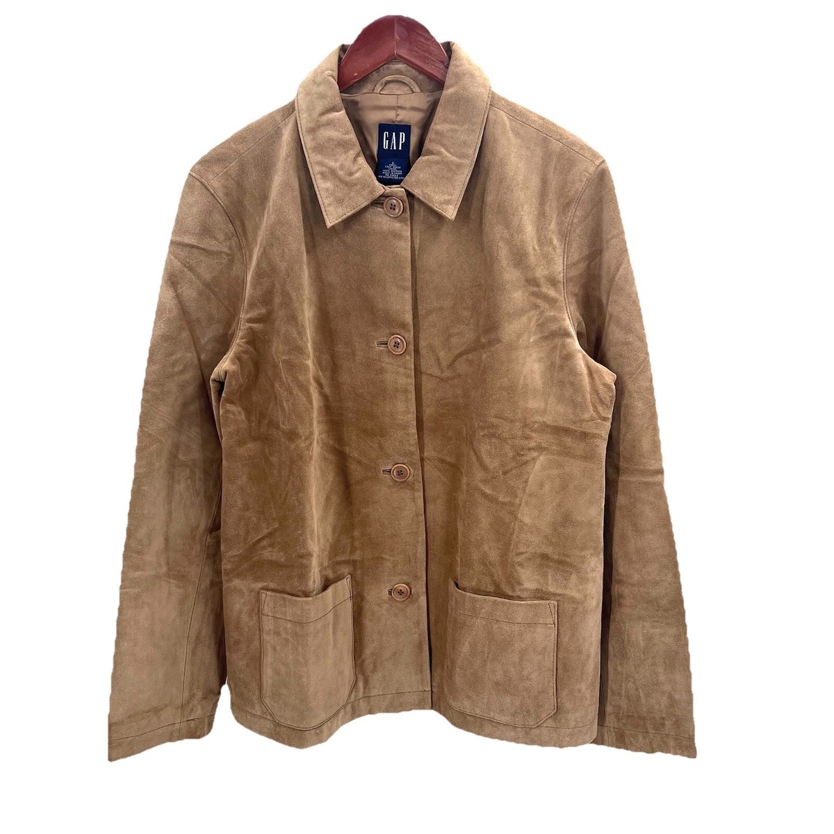 Vintage GAP Brown Suede Leather Jacket Womens Size Large NWT Vintage GAP Brown Suede Leather Jacket Womens Size Large NWT