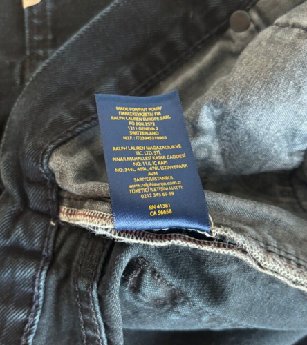 Polo Ralph Lauren Varick Slim Straight Royal Blue Denim Jeans 38 X 34 NEW & TAGS - Picture 18 of 21