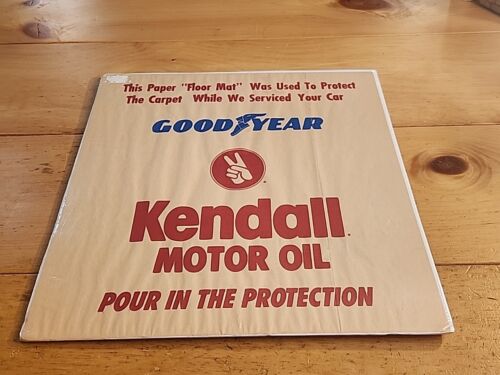 VINTAGE GOODYEAR / KENDALL OIL Disposable Floor Mat