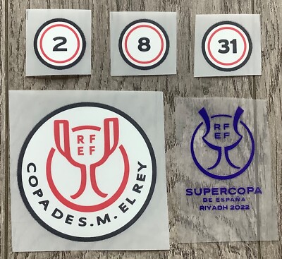 2021-22 RFEF Copa Des.M. EL REY/SUPERCOPA DE ESPANA RIYADH details patch set