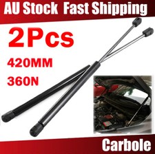 Pair 420mm 360N Support Struts Shocks Gas Springs Damper For Toyota Land Cruiser