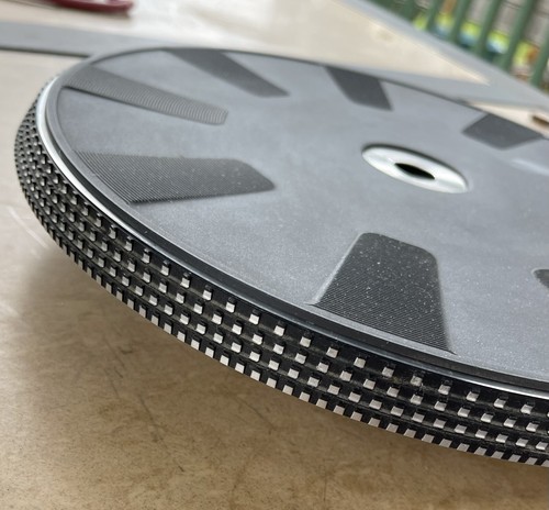 Dual 1237 Turntable Aluminum Platter & Mat Marked 7651.4 Germany - Picture 6 of 8