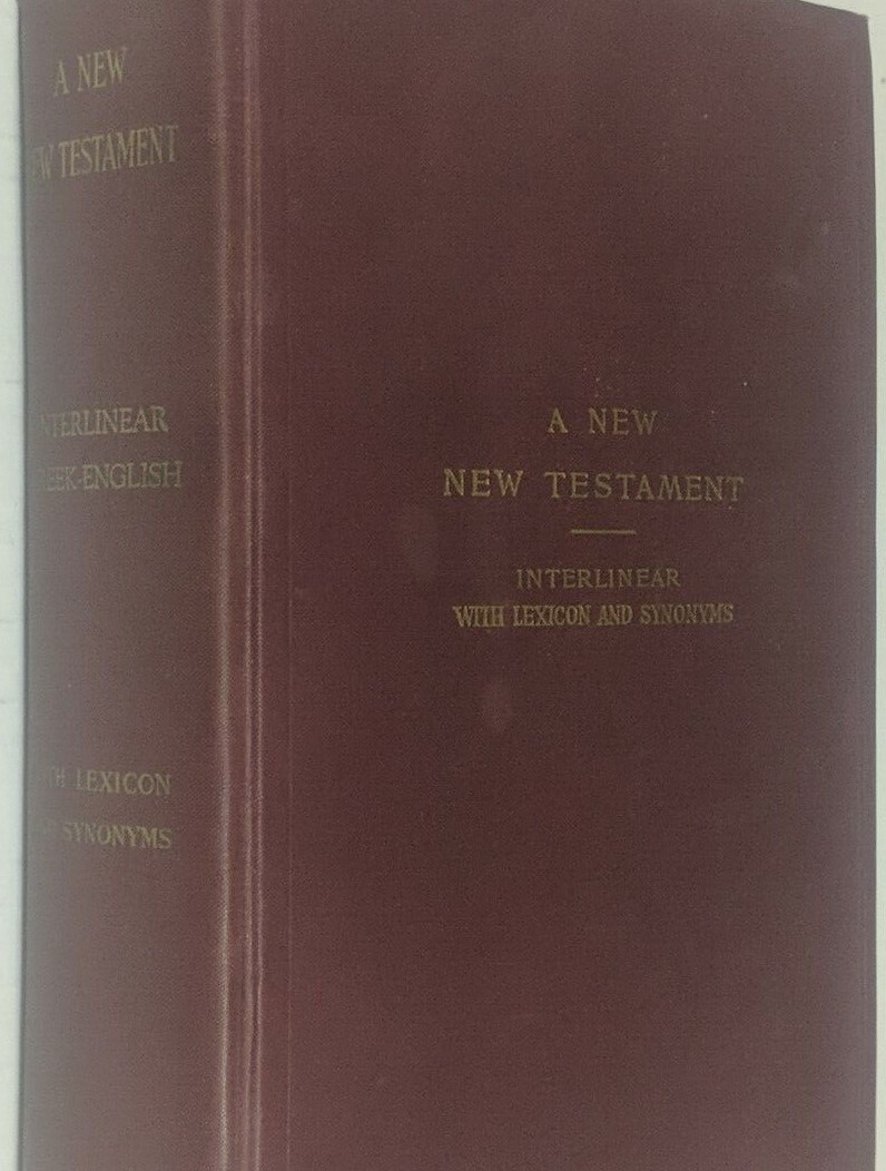 1948 A New New Testament Interlinear Greek-English With