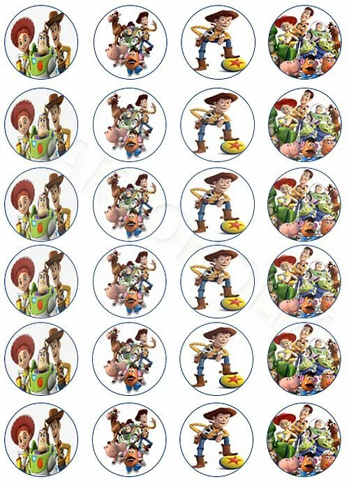 Free Toy Story Cupcake Toppers Printable