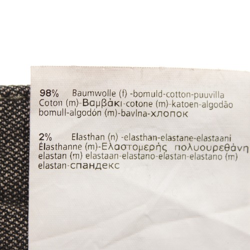 Pantalones de corte jean Hiltl de 5 bolsillos talla 34 EE. UU. Seth en mezcla de algodón gris liso con etiquetas - Imagen 7 de 13