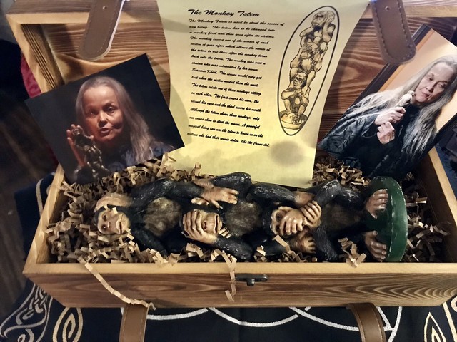 Charmed Crone's Monkey Totem Exact Replica w/Wood Box Includes Copy Of OG Script Charmed Crone's Monkey Totem Exact Replica w/Wood Box Includes Copy Of OG Script