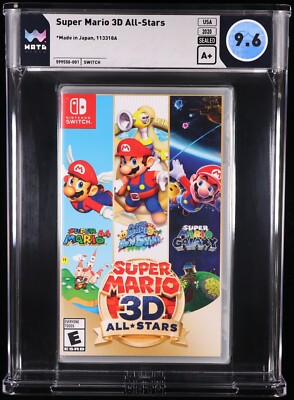 Super Mario 3D All-Stars Graded 9.6 A+ WATA GAMES Factory