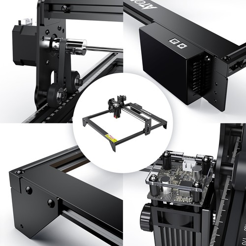Used ATOMSTACK A5 M40 40W Laser Engraver Cutter 410x400mm for Wood Metal US Plug - Picture 15 of 18