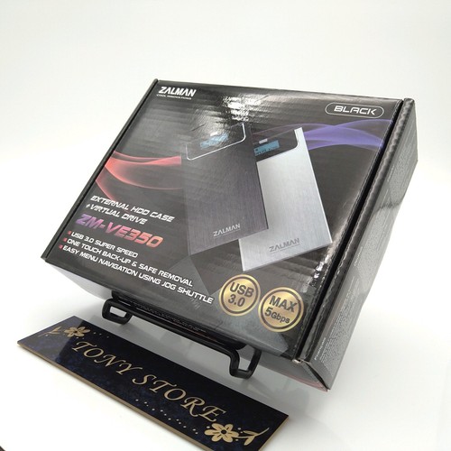 Zalman ZM-VE350 2.5 Inch HDD Case Virtual ODD Function CS7895 Black USB 3.0 JP - Zdjęcie 3 z 14