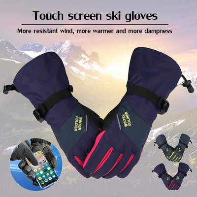 Ski Handschuhe Damen Touchscreen  Handschuhe Winter Warme Windproof Wasserdichte