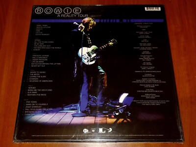 DAVID BOWIE A REALITY TOUR 3x LP BOX SET *EU* PRESS 2016
