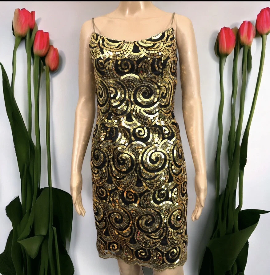 Vintage sequin cheap cocktail dress