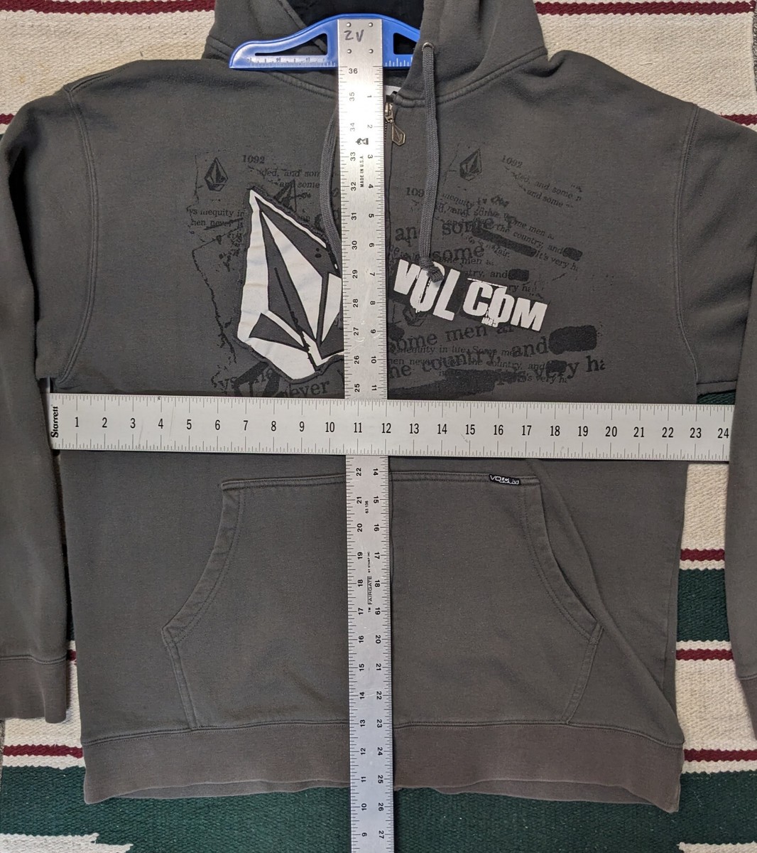 Y2K Volcom Zip Hoodie, Size L, Skater/Cybercore | eBay
