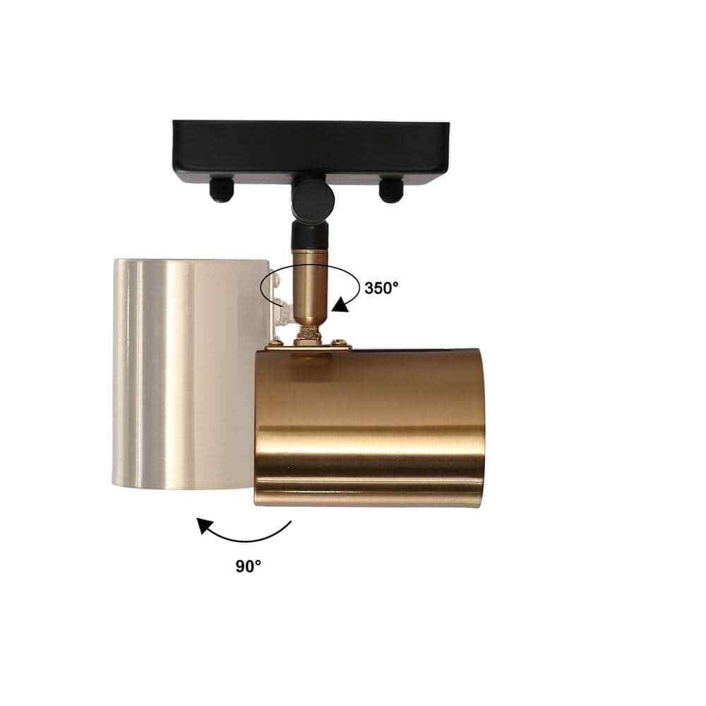 ZEVNI Sharre 1.6 ft. Black Modern Linear Track Lighting Kits ZEVNI Sharre 1.6 ft. Black Modern Linear Track Lighting Kits