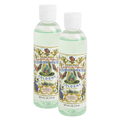 L&K Murray & Lanman Florida Water Cologne New York 4 Fl oz - 2 Bottles