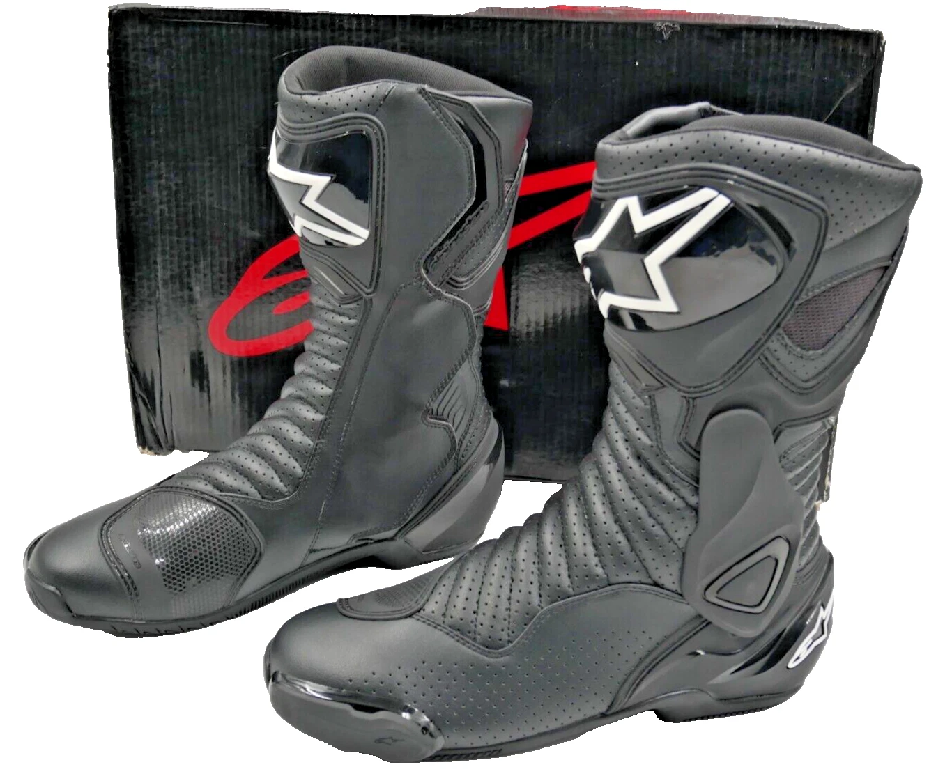 Alpinestars SMX-6 v2 Vented Boots Size US 11.5/EU 46 Black