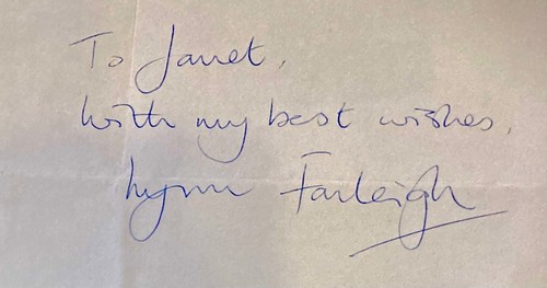 LYNN FARLEIGH STEPTOE AND SON BOON SHERLOCK HOLMES AUTOGRAPH Signed POW#99 - 第 1/1 張圖片