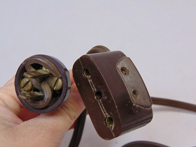 VINTAGE SINGER 301A SEWING MACHINE REPLACEMENT PART 3 PRONG POWER CORD