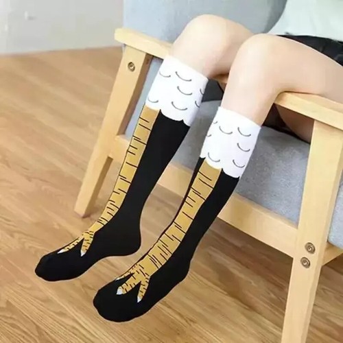 Calcetines largos con Estampado 3D de Patas de Pollo para Mujer - Imagen 27 de 30
