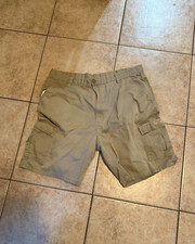 Wrangler Cargo Shorts Mens 42 Beige 160