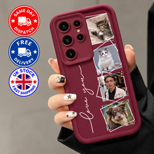 Custom Photo Samsung Galaxy Phone Case Personalised Picture Cover All Models UK