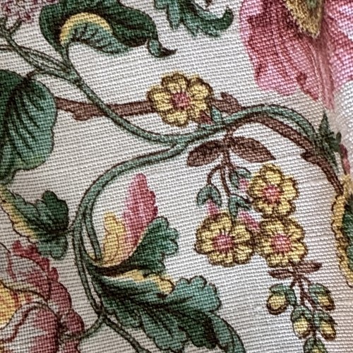 Jonelle Arabella Curtains 68” W x 56” L Pencil Pleat Lined Floral Linen Pink VGC - Picture 10 of 19