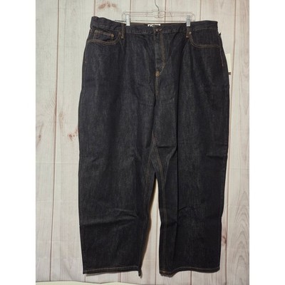 KBB by Kahlana Barfield Brown Target Barrel Leg Jeans Indigo Blue Plus Size 24